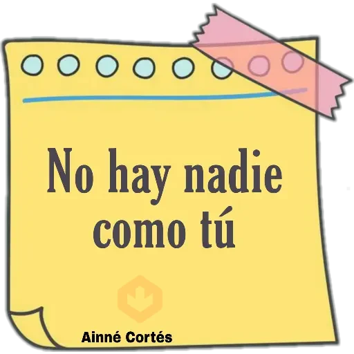 Notas lindas sticker 28