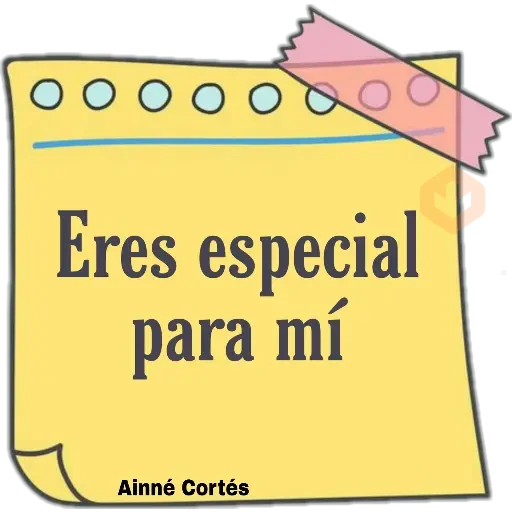 Notas lindas sticker 22