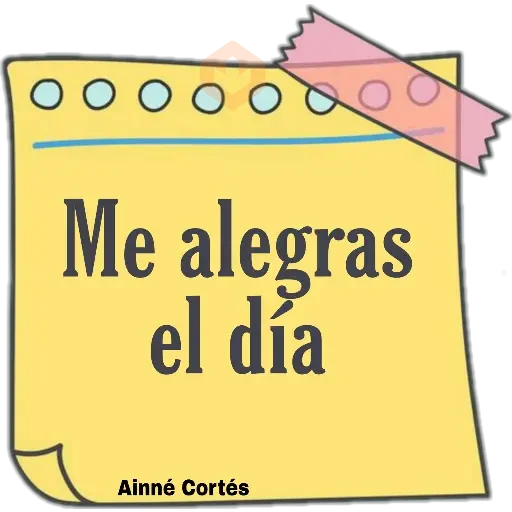 Notas lindas sticker 11