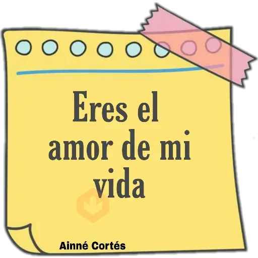Notas lindas sticker 21