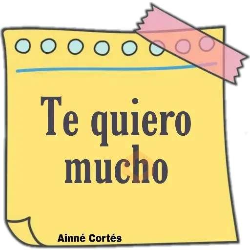 Notas lindas sticker 18