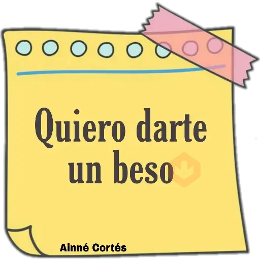 Notas lindas sticker 29
