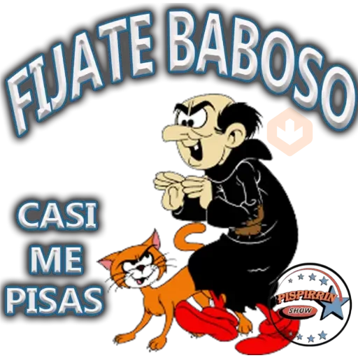 pispirrin y sus pitufos sticker 11