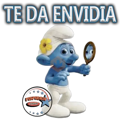 pispirrin y sus pitufos sticker 25