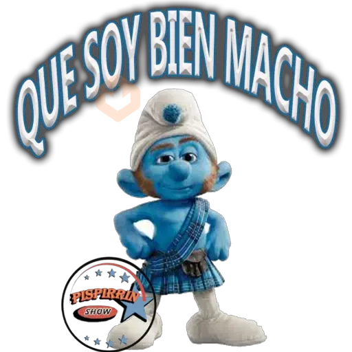 pispirrin y sus pitufos sticker 20