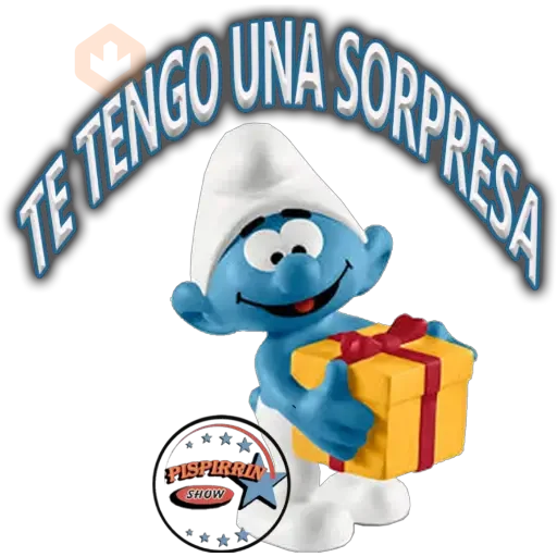 pispirrin y sus pitufos sticker 23