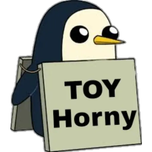 Pingüino Letrero 