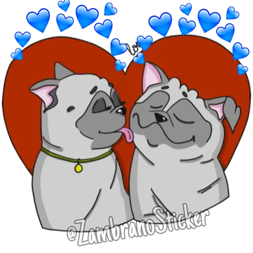 Pugs Amorosos 🐶 preview