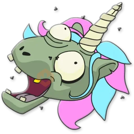 Unicornio Zombie sticker 19