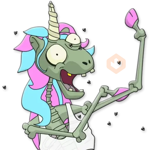 Unicornio Zombie sticker 15
