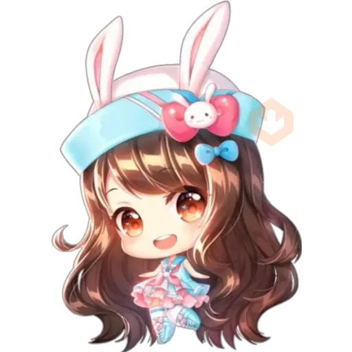 👧🏻💕Little anime kawai💕👧🏻 sticker 30