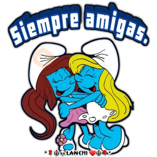 Pitufina sticker 25