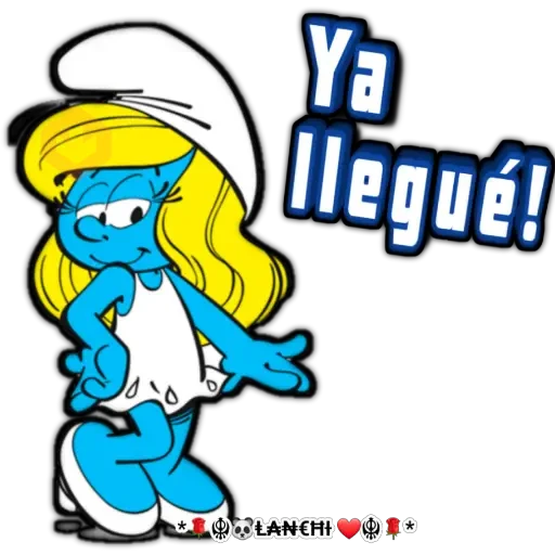 Pitufina sticker 22