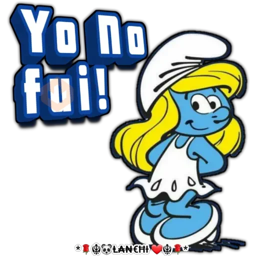 Pitufina sticker 11
