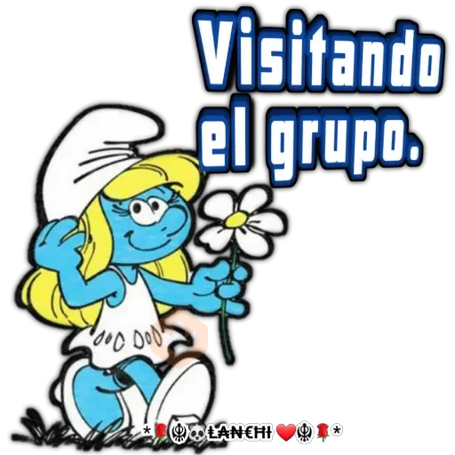 Pitufina sticker 30
