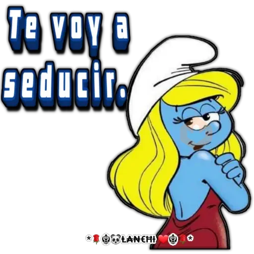 Pitufina sticker 16