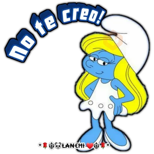 Pitufina sticker 28