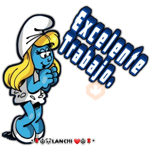 Pitufina sticker 14