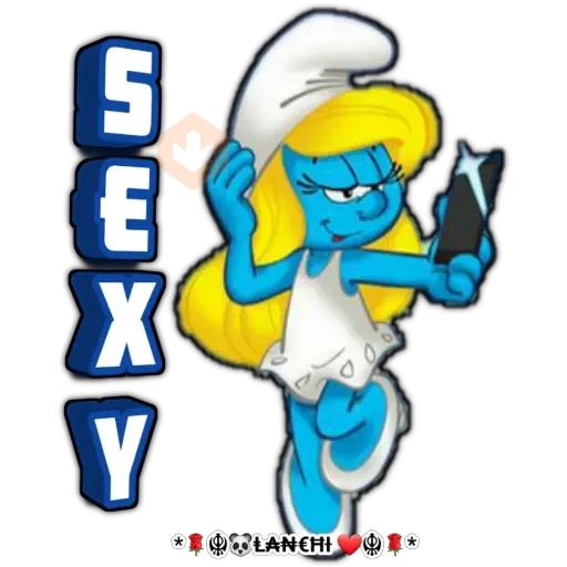Pitufina sticker 26