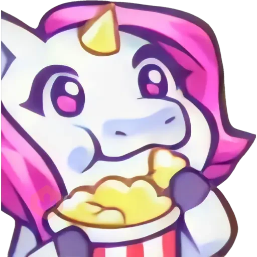 Unicornio emote. 🦄💜 sticker 27