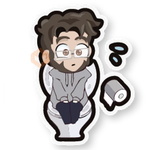 15 Baño pedos limpar sticker 22