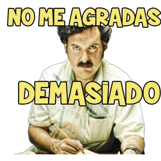 Pablo Escobar sticker 15