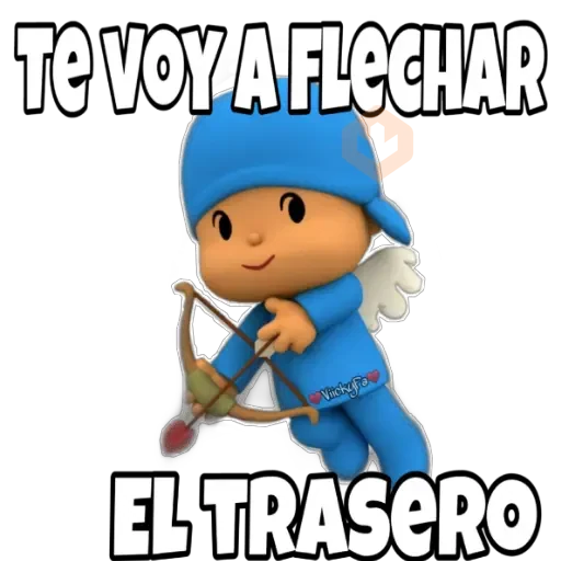 ◇PUTO POCOYO (FRASES)◇ sticker 26