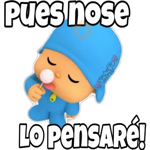 ◇PUTO POCOYO (FRASES)◇ sticker 17