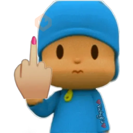◇PUTO POCOYO (FRASES)◇ sticker 24