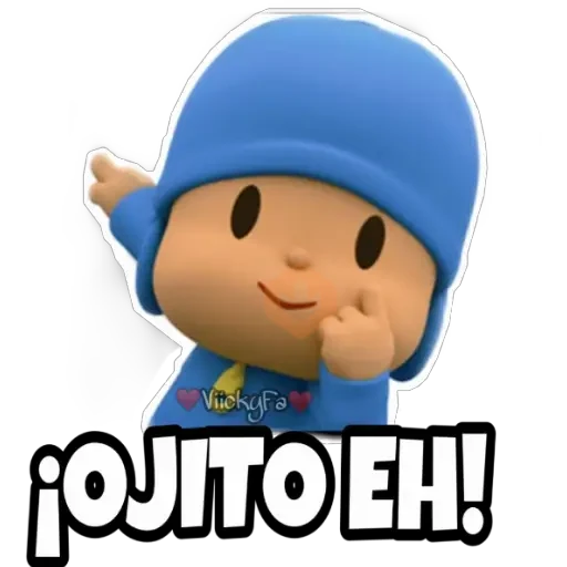 ◇PUTO POCOYO (FRASES)◇ sticker 18