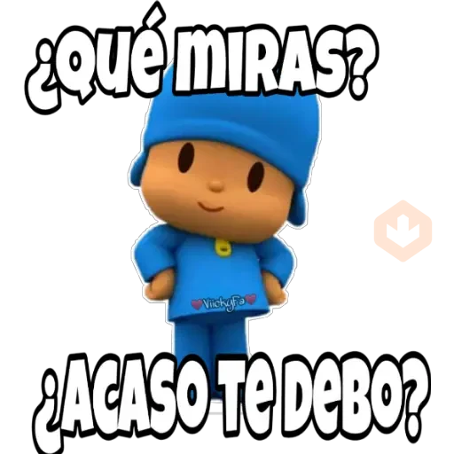 ◇PUTO POCOYO (FRASES)◇ sticker 25