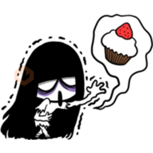 Bella the adolescent ghost gir sticker 12