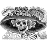 Catrinas y Calaveras de Guadalupe Posada