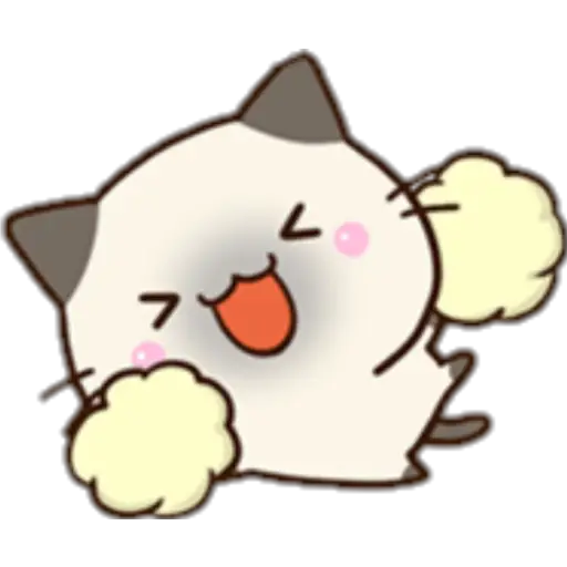 Chibi Siamese Cat