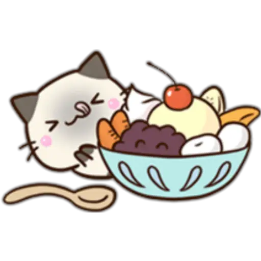 Chibi Siamese Cat preview