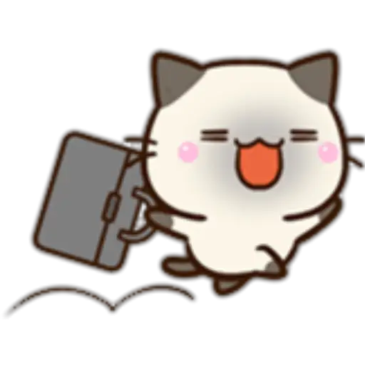 Chibi Siamese Cat