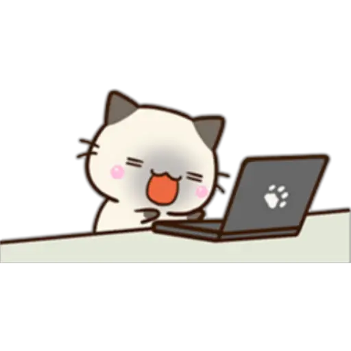 Chibi Siamese Cat