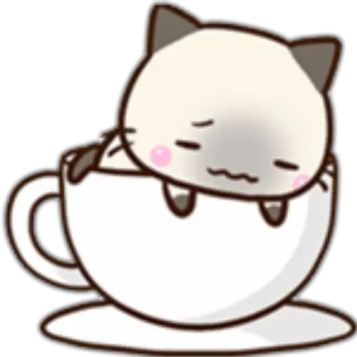 Chibi Siamese Cat