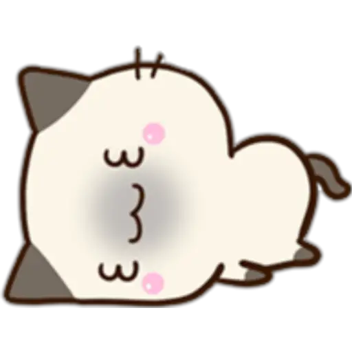Chibi Siamese Cat