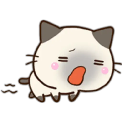 Chibi Siamese Cat