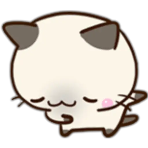 Chibi Siamese Cat