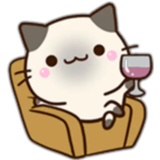 Chibi Siamese Cat