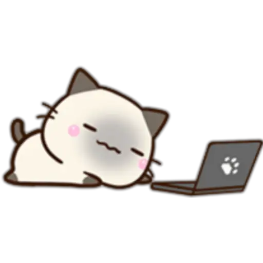 Chibi Siamese Cat