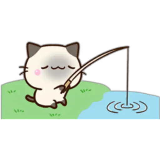 Chibi Siamese Cat