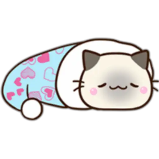 Chibi Siamese Cat