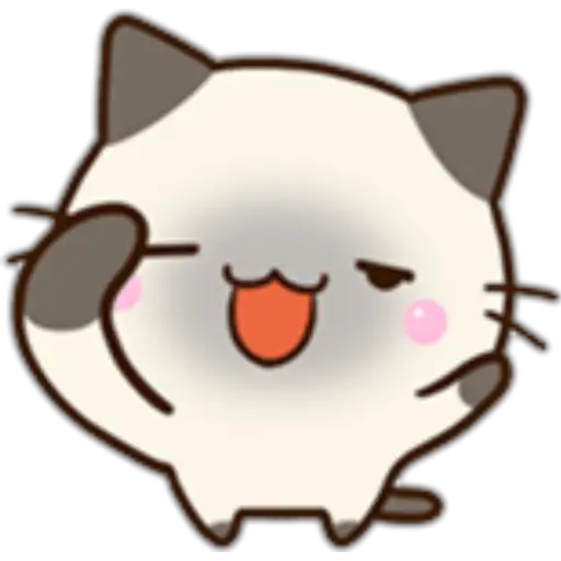 Chibi Siamese Cat