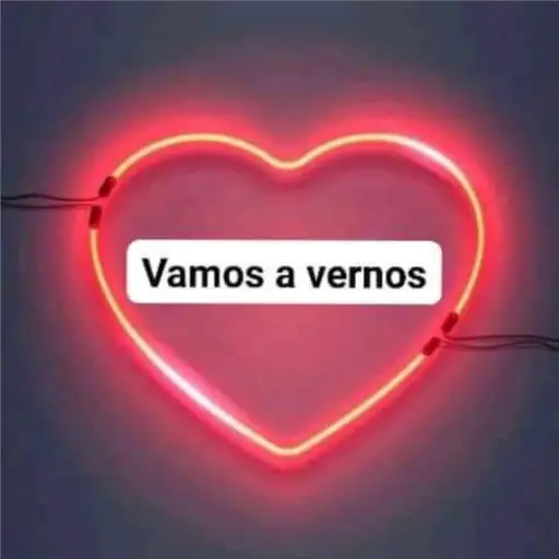 Corazón Neón (Hilo Rojo)