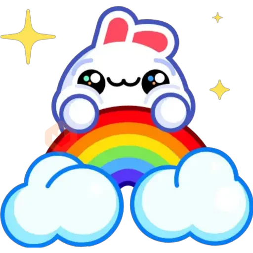 Snow bunny sticker 15