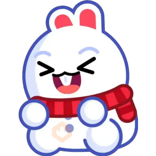 Snow bunny sticker 11