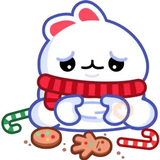 Snow bunny sticker 12